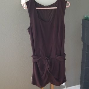 All Saints sz 8 mini dress in oxblood
